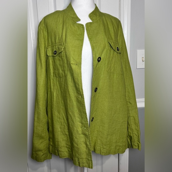 *NWT* Women’s Large “Sigrid Olsen” 2 piece lightweight Jacket & Pant Set - Linen - Picture 1 of 16